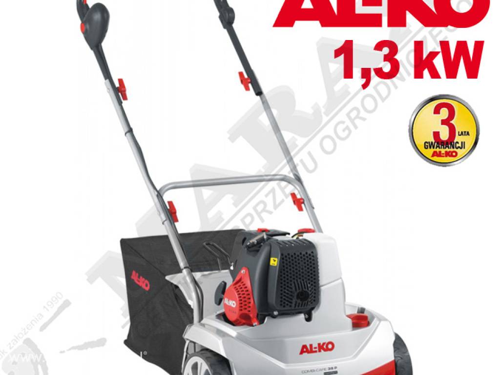 Aerator / wertykulator spalinowy ALKO Comfort 38 P Combi  z koszemmoc 1.3 kW, szerokość robocza: 37,0cm DOSTAWA 0 ZŁ + GRATIS